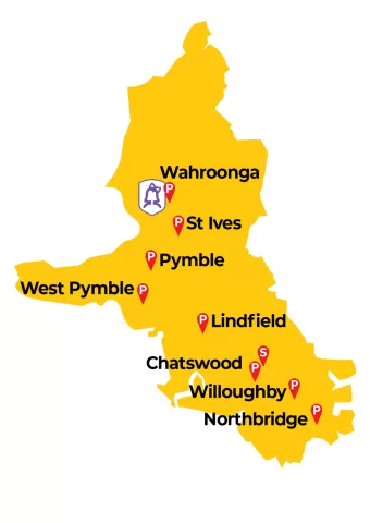 Map North Shore Precinct