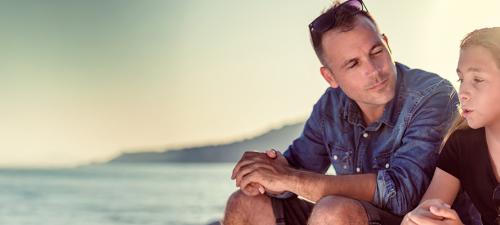 parent child talking